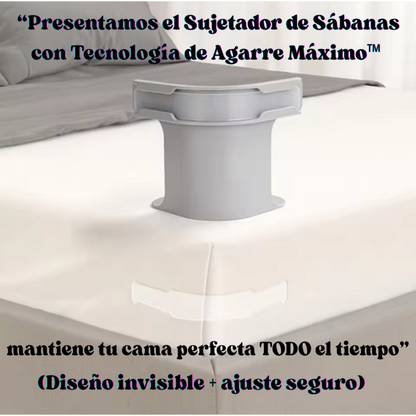 🛏️ Sujetador de Sábanas con Ajuste Seguro y Invisible