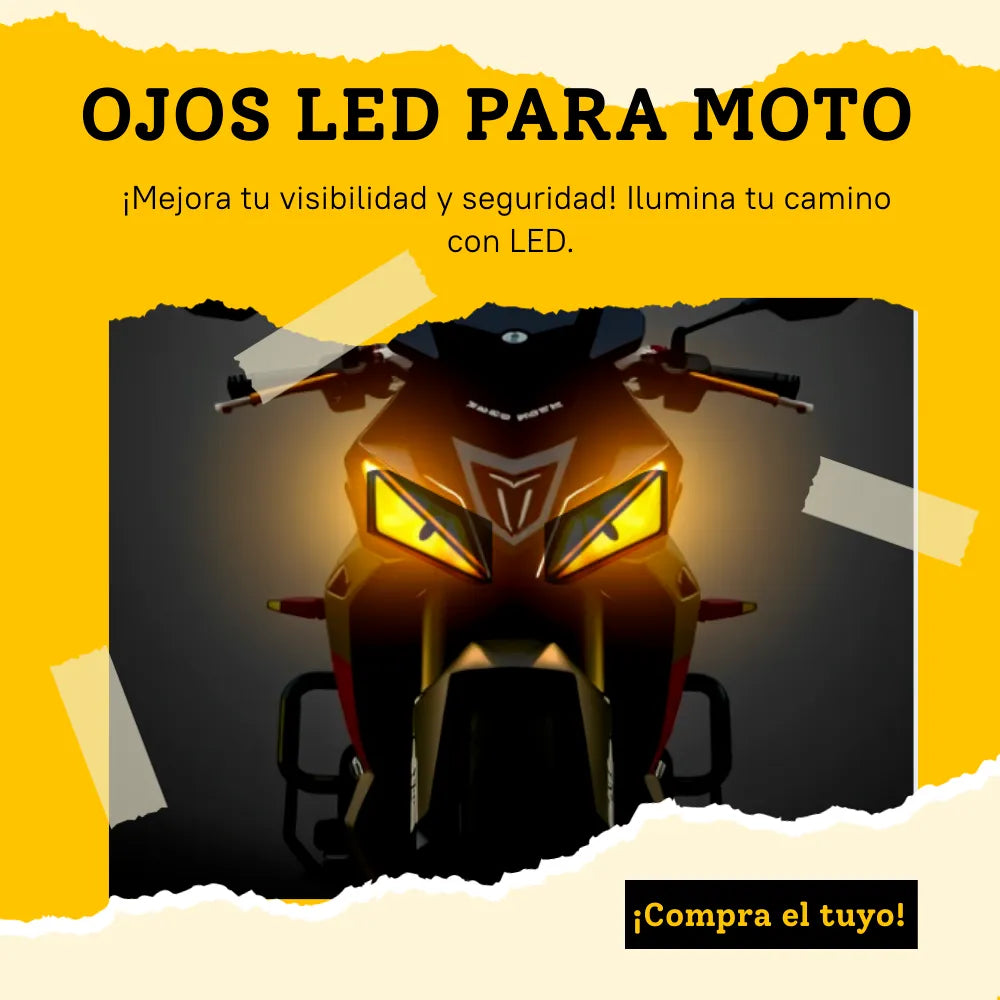 Luces LED de alto brillo para destacar tu ruta.