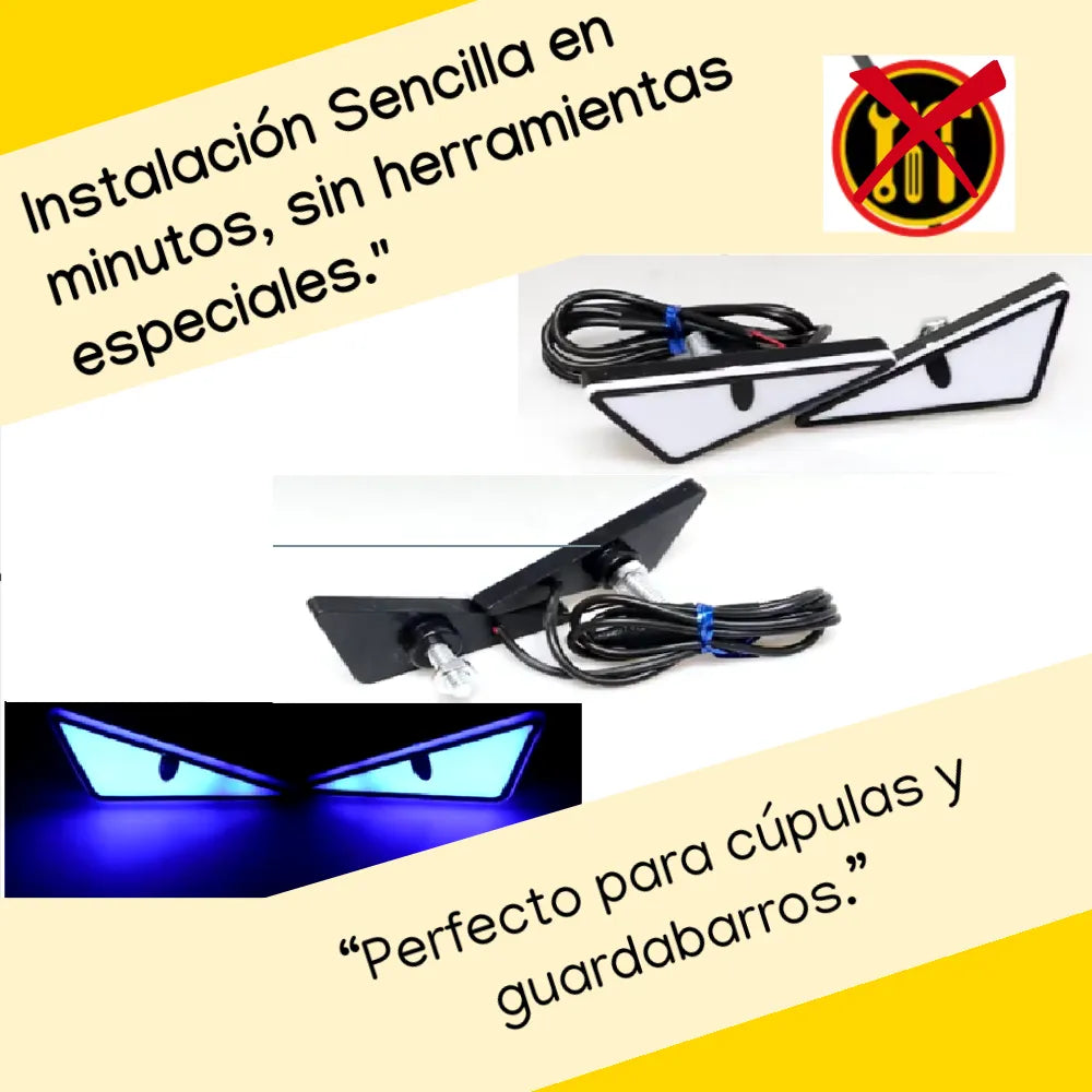 Luces LED de alto brillo para destacar tu ruta.